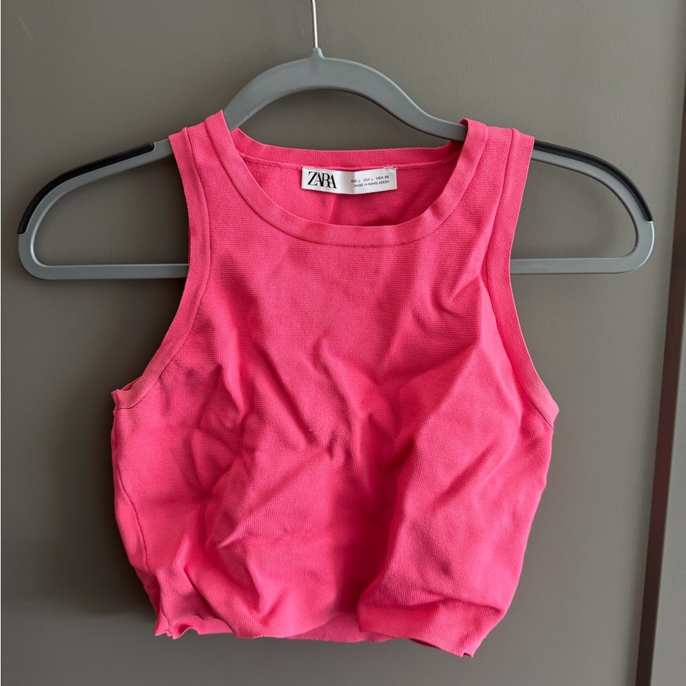 Zara Cropped Tank Top